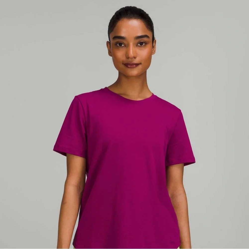 lululemon athletica Short Sleeve Tee - Deep Magenta